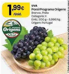 Intermarché Porsi/programa origens - uva promoção