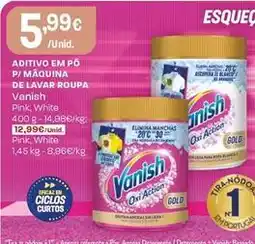 Intermarché Vanish - aditivo em po p/ maquina de lavar roupa promoção