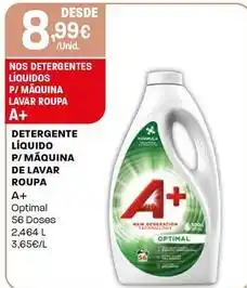 Intermarché A+ - detergente líquido p/ maquina de lavar roupa promoção