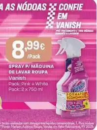 Intermarché Vanish - spray p/ maquina de lavar roupa promoção