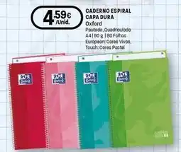 Intermarché Oxford - caderno espiral capa dura promoção