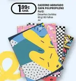 Intermarché Porsi - caderno agrafado capa polipropileno promoção