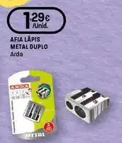 Intermarché Arda - afia lápis metal duplo promoção