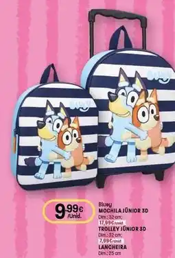 Intermarché Bluey mochila junior 3d promoção
