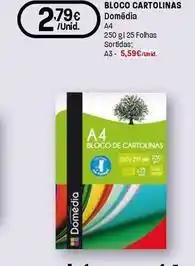 Intermarché Domédia - bloco de cartolinas promoção