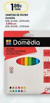 Intermarché Domédia - canetas de feltro promoção