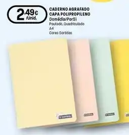 Intermarché Domédia - caderno agrafado capa polipropileno promoção