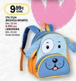 Intermarché Clio style - mochila infantil promoção