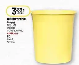 Intermarché Cesto p/ papeis promoção