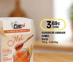 Intermarché Porsi - flocos de cereais c/mel promoção