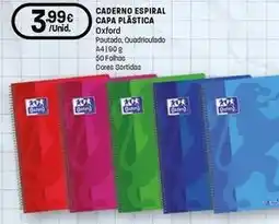 Intermarché Oxford - caderno espiral capa plastica promoção