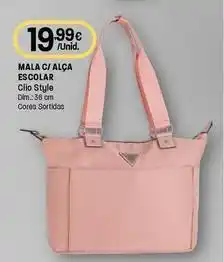Intermarché Clio style - mala com alça escolar promoção