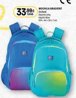 Intermarché Oxford - mochila gradient promoção