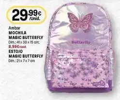 Intermarché Ambar - mochila magic butterfly promoção
