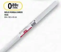 Intermarché Mab - rolo forra livros promoção
