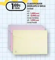 Intermarché Oxford - classificador envelope com mola promoção