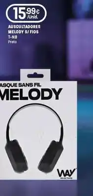 Intermarché T'nb - auscultadores melody sem fios promoção