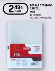 Intermarché Mab - bolsas catalogo cristal promoção