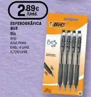 Intermarché Bic - esferográfica bu3 promoção