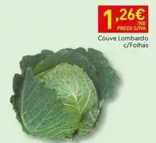 Recheio Couve lombardo c/folhas promoção