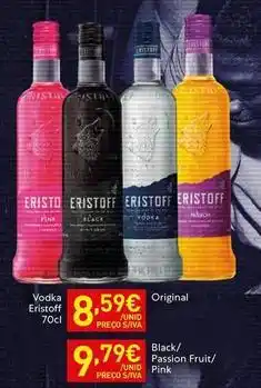Recheio Eristoff - vodka promoção