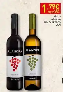 Recheio Alandra - vinho alandra tinto/ branco promoção