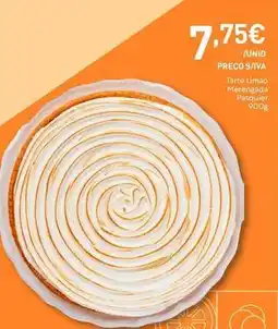 Recheio Pasquier - tarte limpio merenjeada promoção