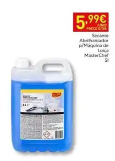Recheio Masterchef - secante abrilhantador p/maquina de loica promoção