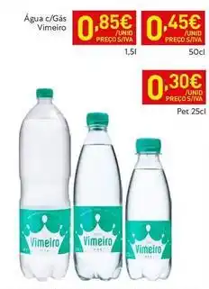 Recheio Vimeiro - água c/gas promoção