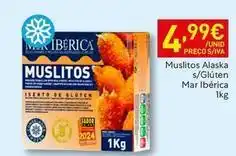 Recheio Mar ibérica - muslitos alaska s/gluten mar iberica promoção