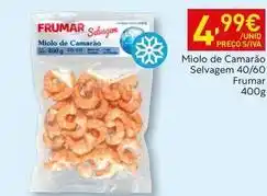 Recheio Frumar - miolo de camarao selvagem 40/60 promoção