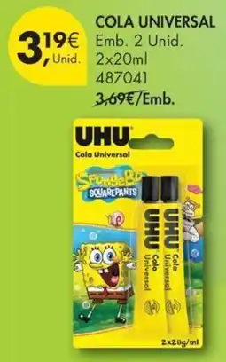 Pingo Doce Uhu cola universal spongebob squarepants promoção