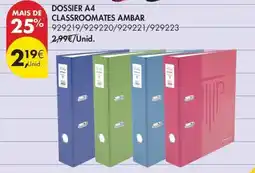 Pingo Doce Dossier a4 classroomates ambar promoção