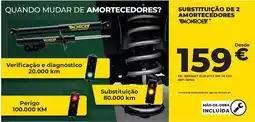 Feu Vert substituição de 2 amortecedores monroe promoção