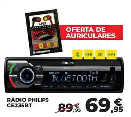Feu Vert rádio philips ce235bt promoção