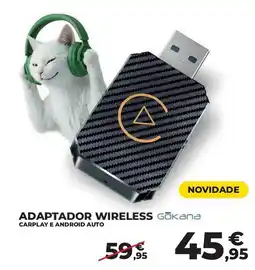 Feu Vert adaptador wireless gōkana promoção