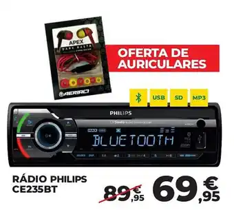 Rádio philips ce235bt