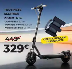 Feu Vert trotinete elétrica navee gt3 promoção