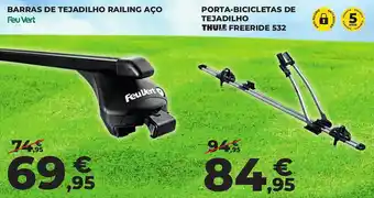 Feu Vert barras de tejadilho railing aço feu vert promoção