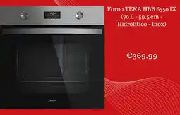 Worten Forno teka hbb 6350 ix promoção