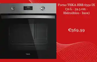 Forno teka hbb 6350 ix
