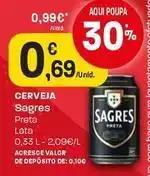 Intermarché Sagres - cerveja promoção