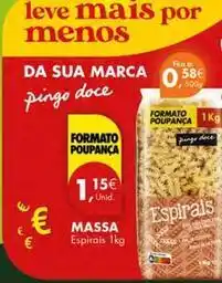 Pingo Doce Pingo doce - massa promoção
