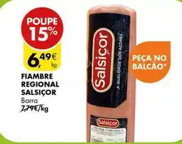 Pingo Doce A+ - fiambre regional promoção