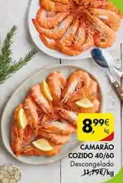 Pingo Doce Camarão cozido 40/60 promoção