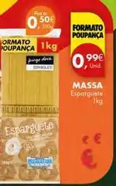 Pingo Doce A+ - massa esparguete promoção