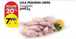 Pingo Doce Lula pequena limpa promoção
