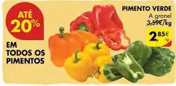 Pingo Doce A+ - pimento verde promoção