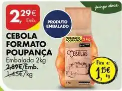 Pingo Doce Pingo doce - cebola formato poupanca promoção