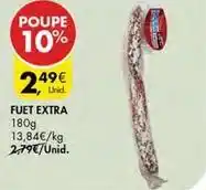 Pingo Doce Fuet extra promoção